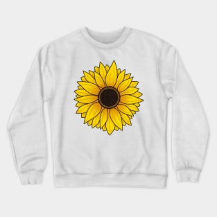 Sunflower (Large Print) Crewneck Sweatshirt